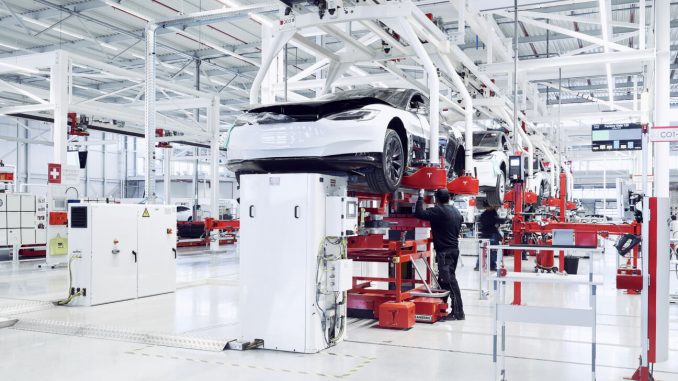Tesla Factory - Photographed by Tom Bunning Tesla Tilburg