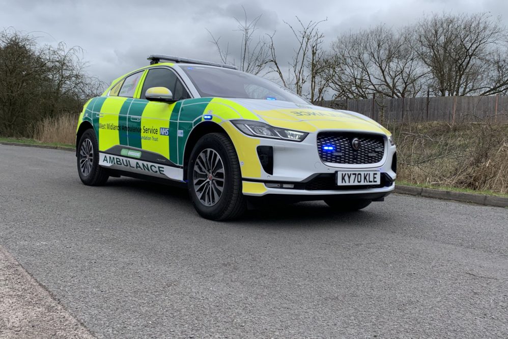 West Midlands Ambulance Jaguar I-Pace
