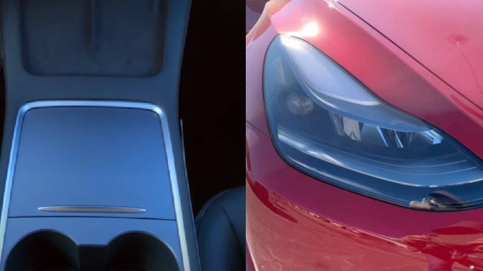 headlights and console headlights and console