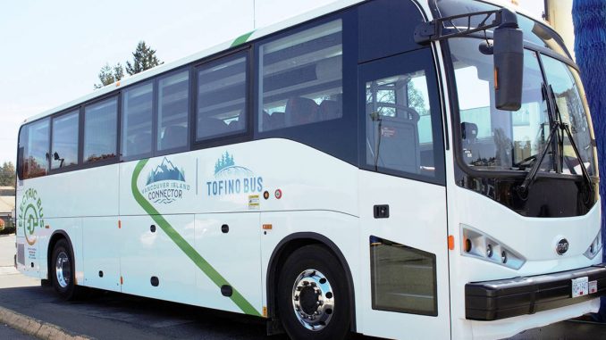 Vancouver Island Connector electric bus