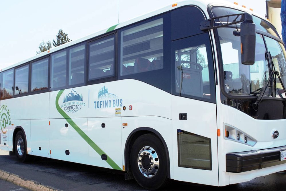 Vancouver Island Connector electric bus
