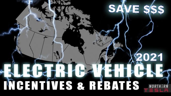 EV rebates Canada