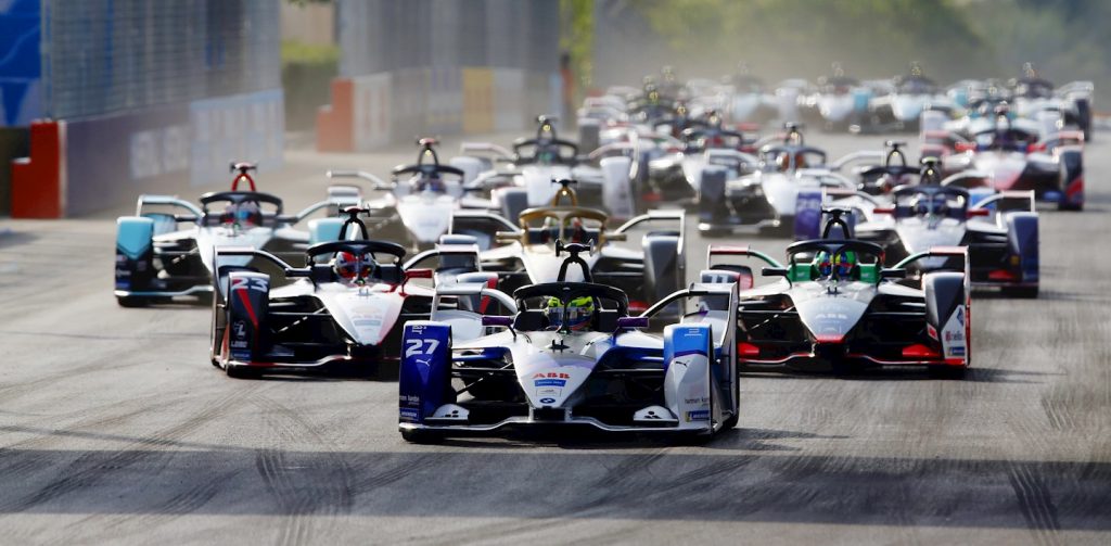 Formula E grid shot start