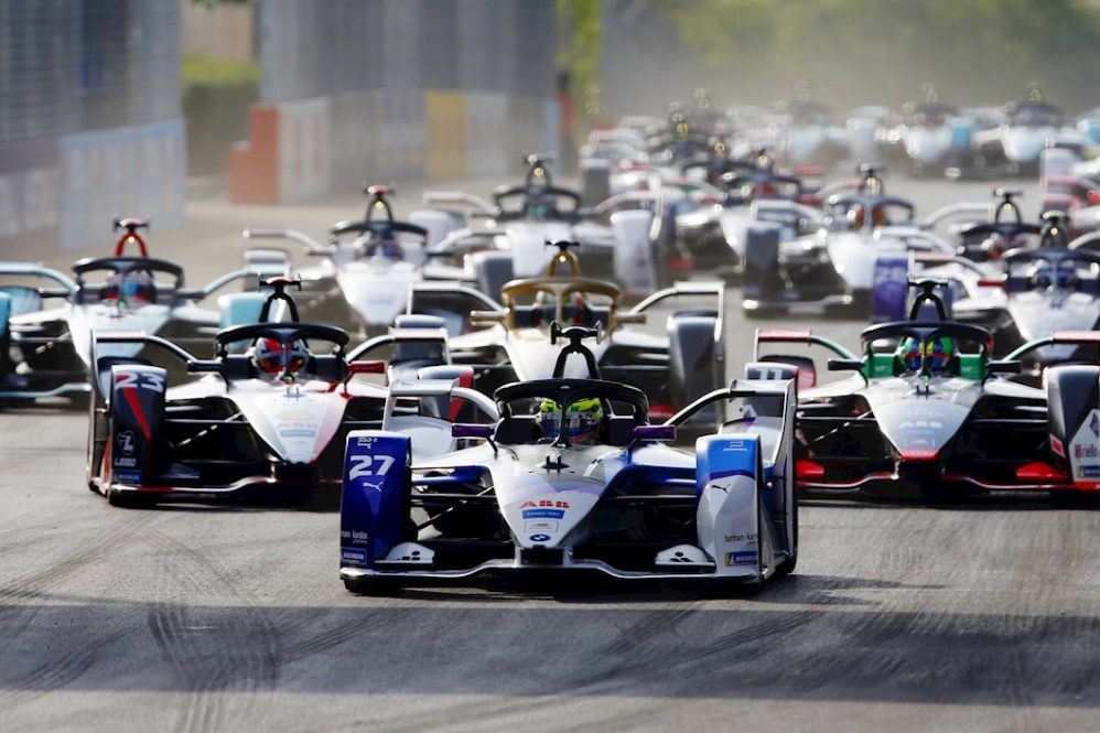 Formula E grid shot start