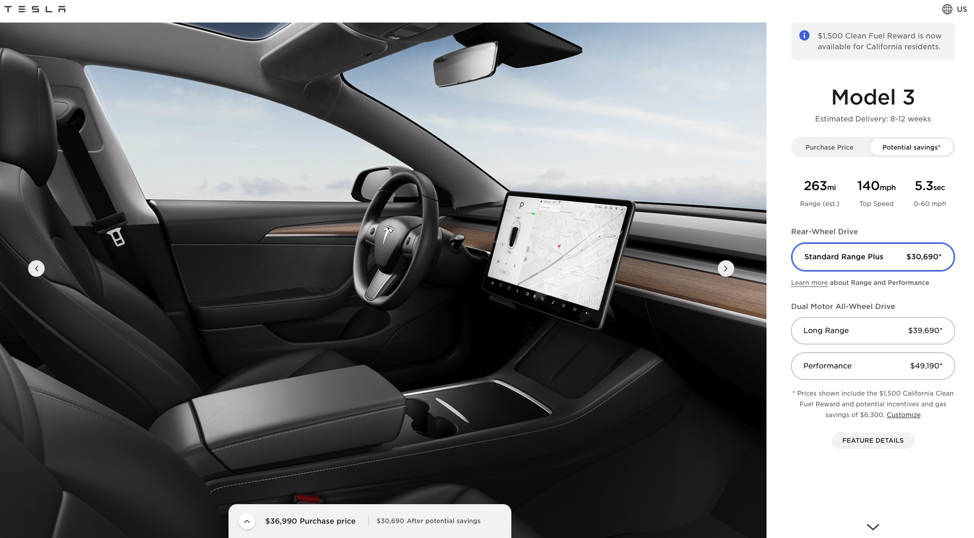 Tesla Adjusts Model 3y Pricing In The Us Again New Wood Door Trim Appears On All Variants Of