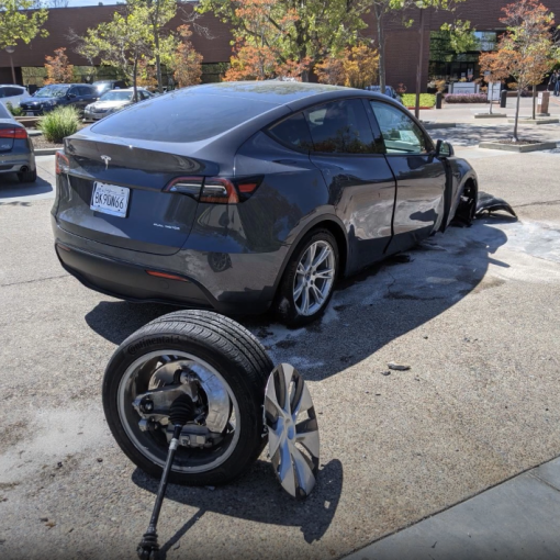 Model Y lost wheel
