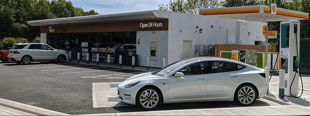 Shell Recharge Tesla
