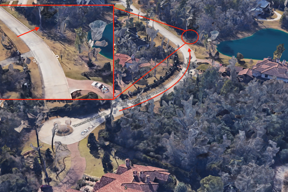 Tesla crash Houston Hammock Dunes