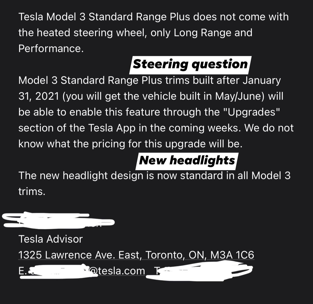 Tesla email