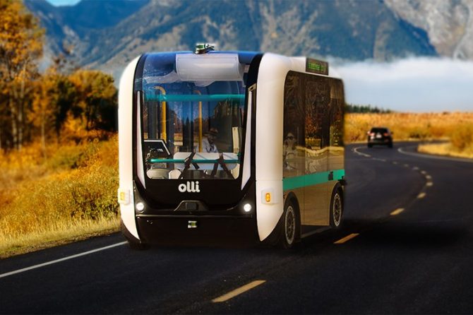 Yellowstone Olli shuttle