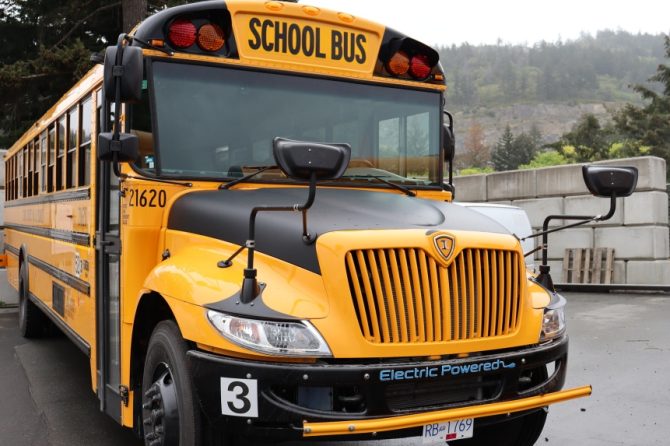 BC electric school bus