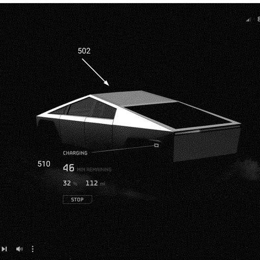 Cybertruck UI charging