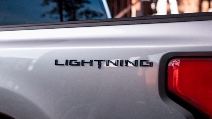F150 Lightning badge