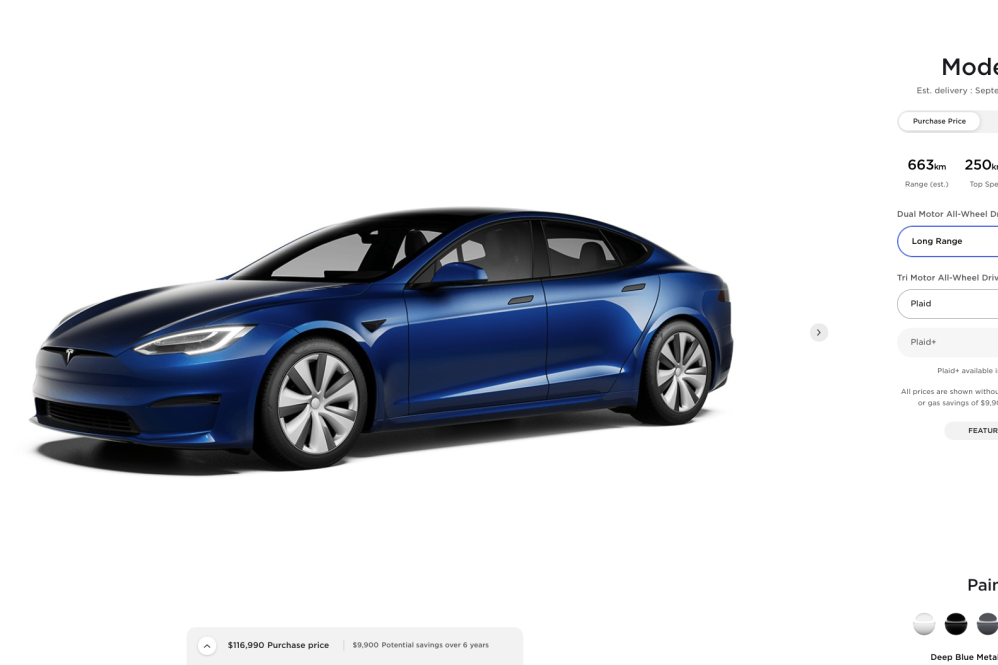 Model S Plaid+