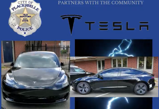 Placerville Police Tesla Model 3