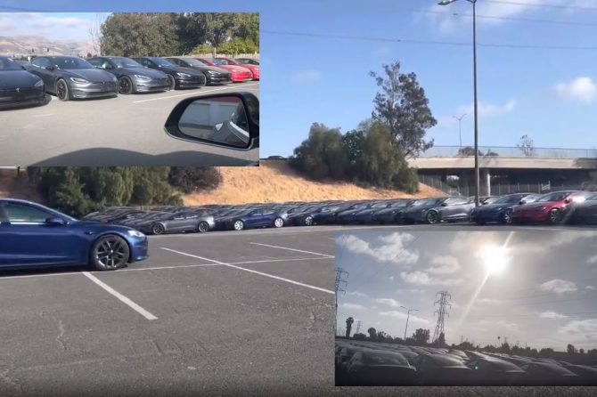 Refresh Model S parking lots