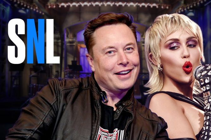 SNL Elon Musk Miley Cyrus