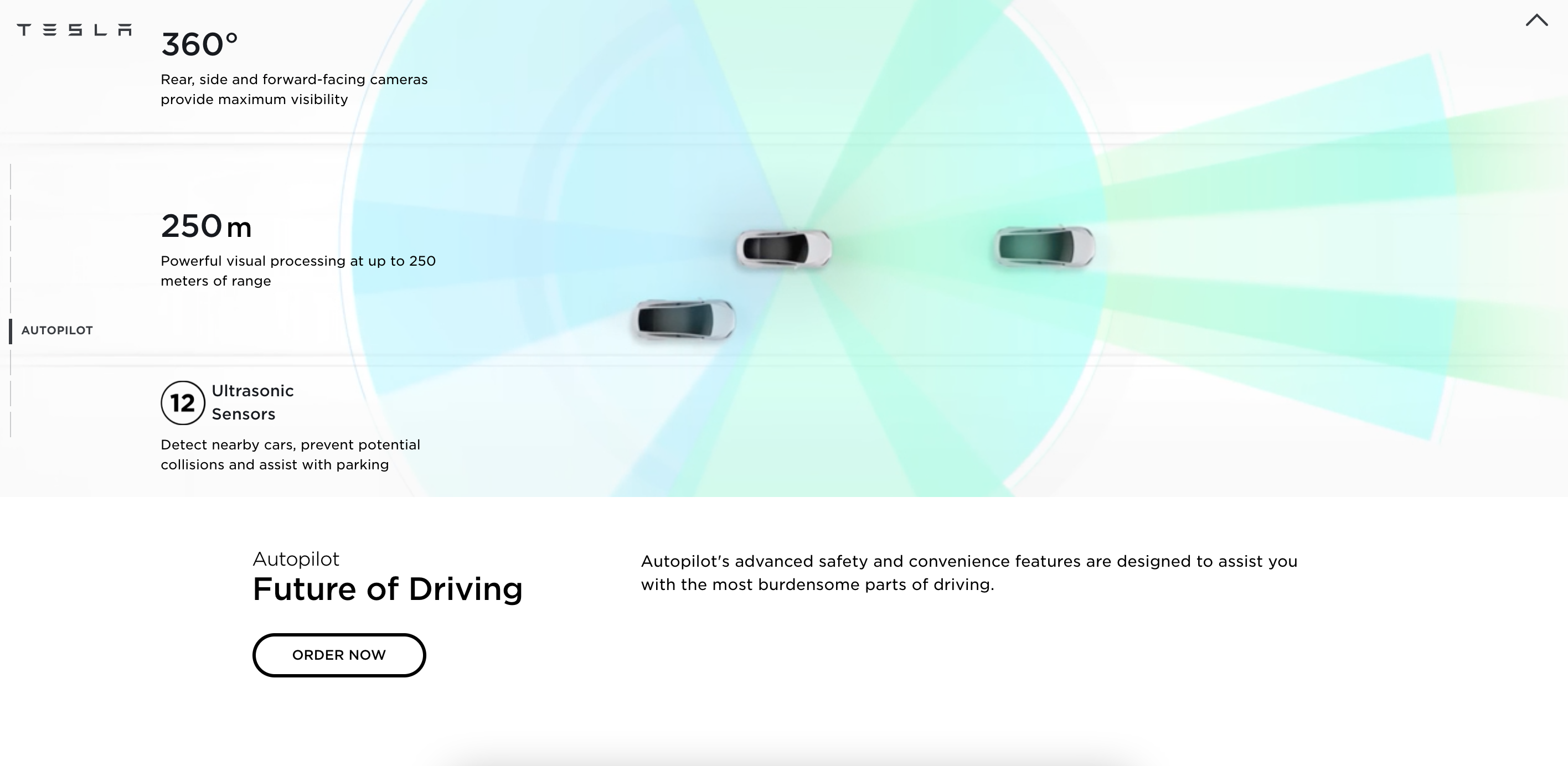 Tesla Autopilot page new