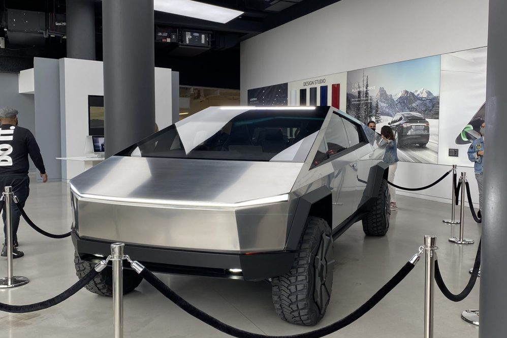 Cybertruck display NYC