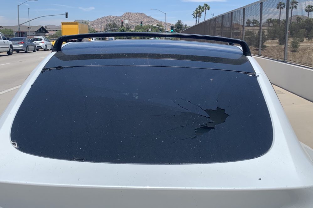 Tesla Model Y shot BB