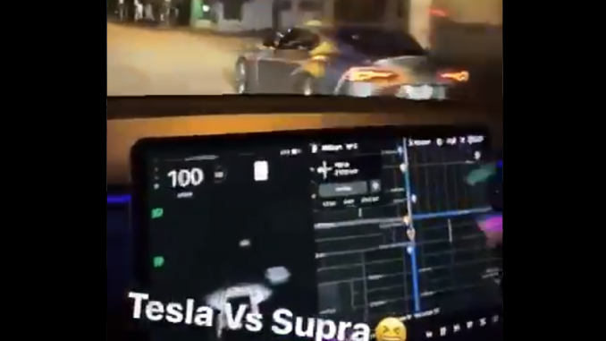 Tesla Supra Vancouver race