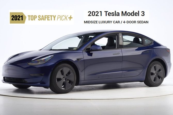 2021 Vision Model 3 IIHS