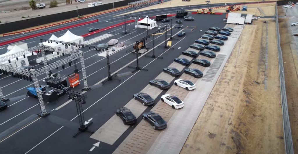 New Tesla Supercharger under construction in Sherbrooke at the