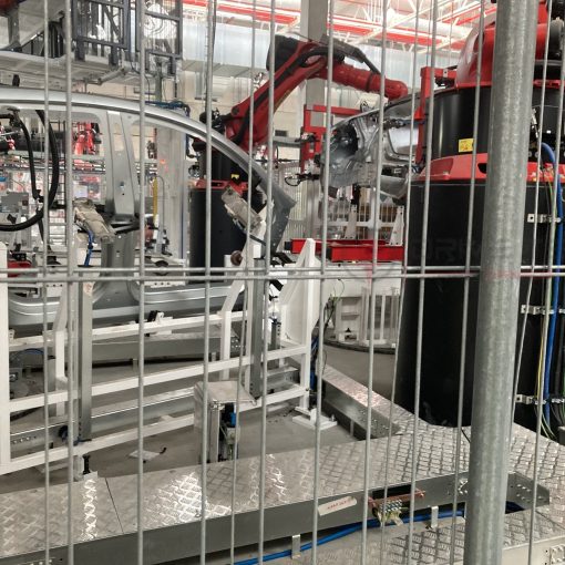 Giga Berlin Model Y frames