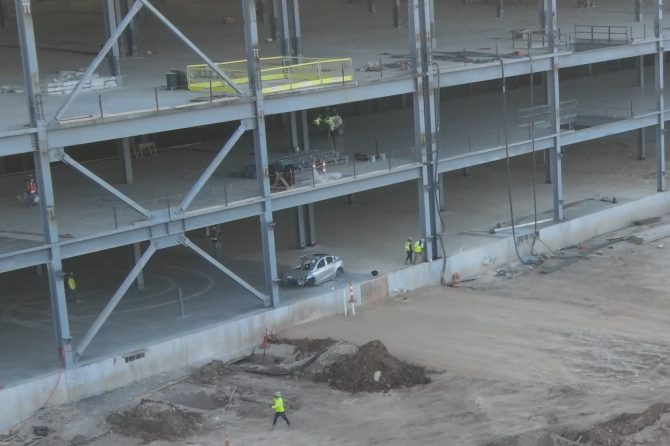 Giga Texas Model Y frame