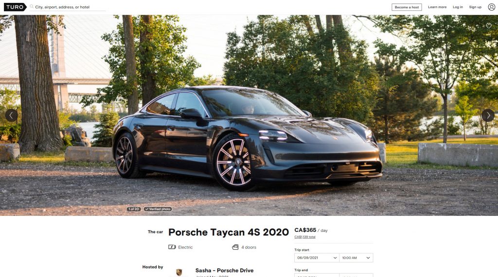 Porsche Drive Turo
