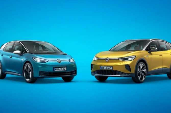 VW ID3 and ID4