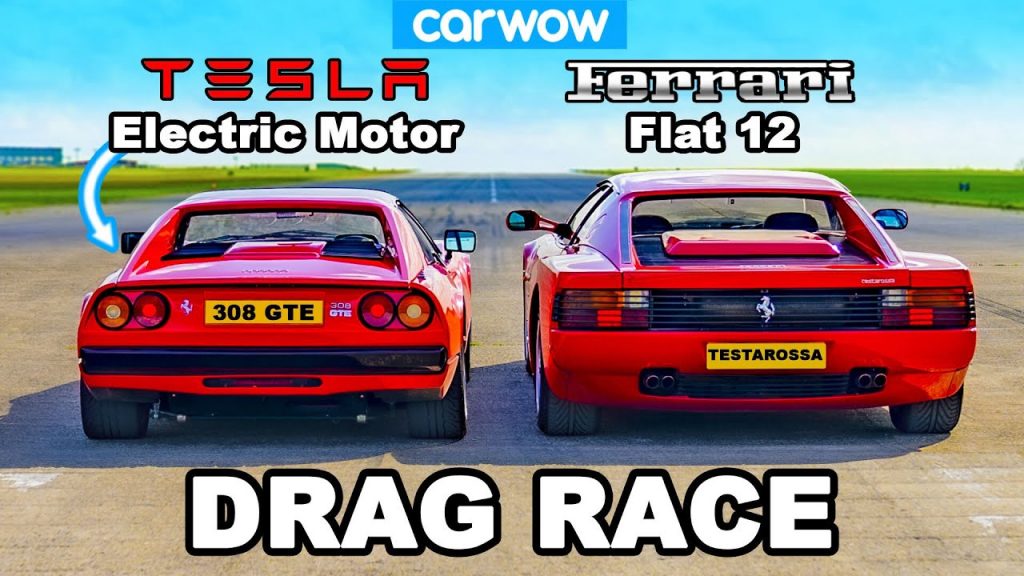 carwow Ferrari race