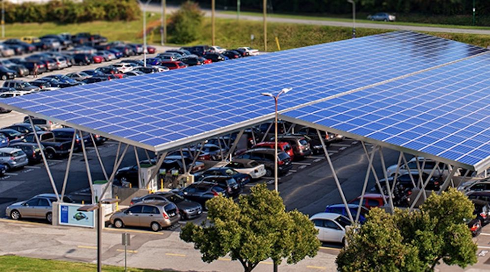 BCIT Burnaby solar canopy