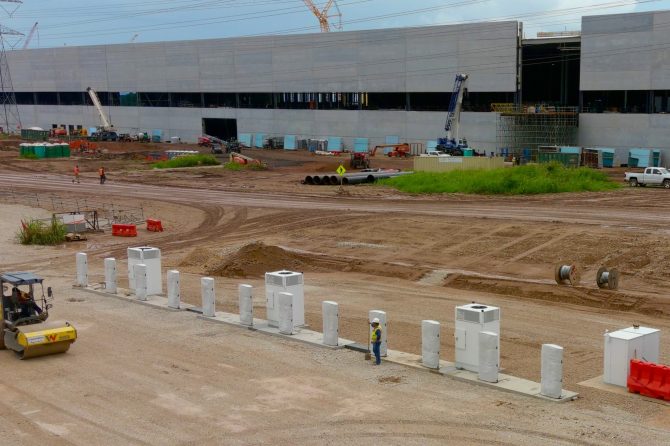 Giga Texas Superchargers