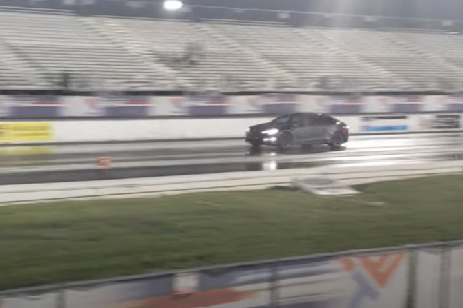 Model S Plaid quarter mile record