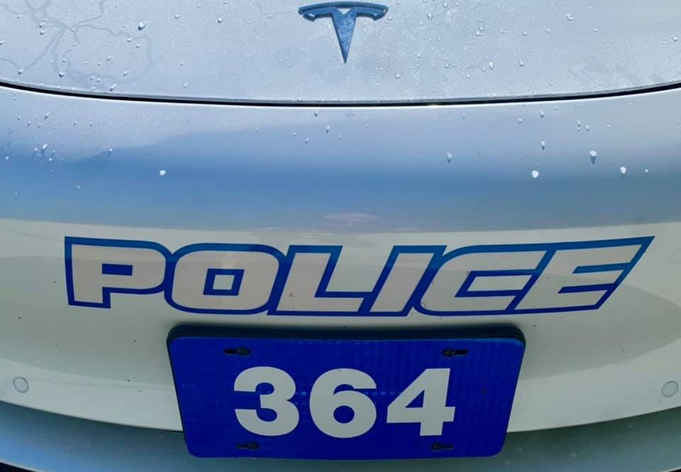 Rosendale Tesla police car