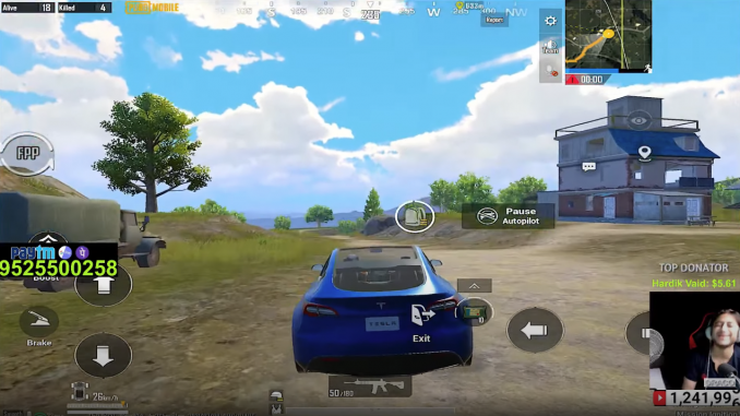Tesla PUBG Mobile