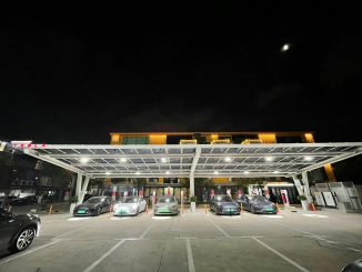 Tesla Shanghai solar Supercharger