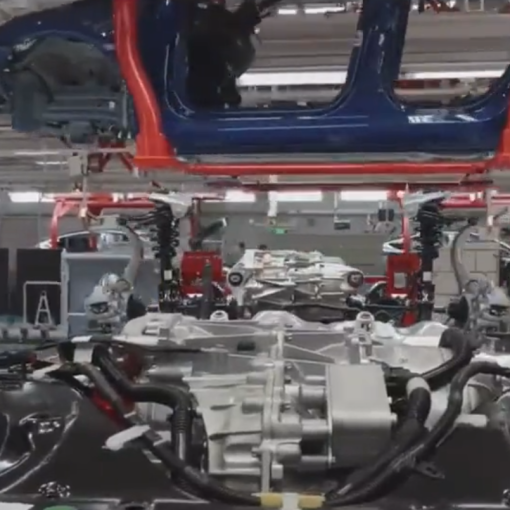 Giga Shanghai production lines