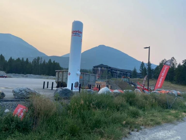 Invermere Tesla Supercharger under construction [British Columbia