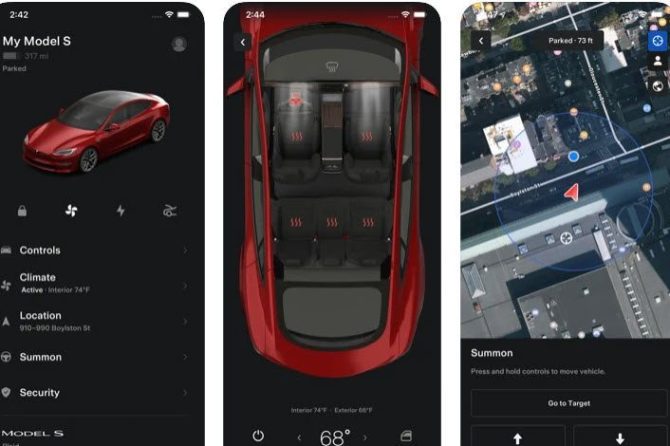 Tesla app