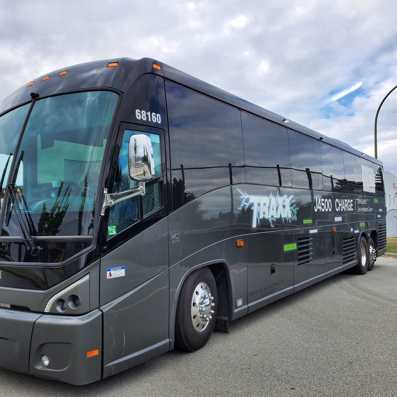 TRAXX electric bus sets world record by driving from Kamloops to ...