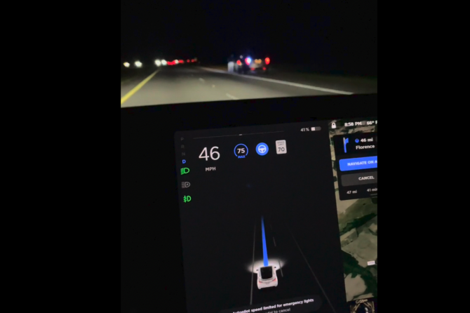 Autopilot police car