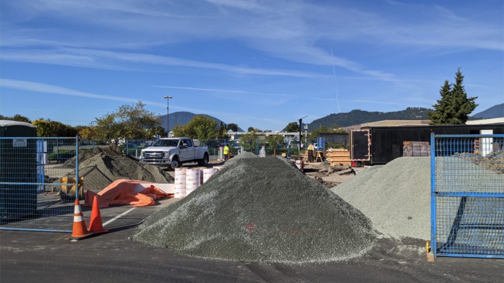 Chilliwack Tesla Supercharger under construction [British Columbia