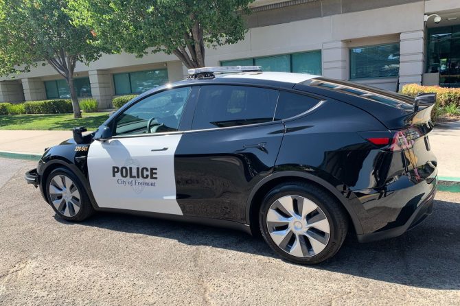 Fremont PD Tesla Model Y