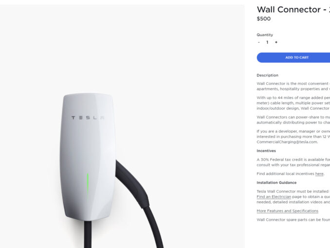 Tesla launches 3rd generation Wall Charger, now with WiFi Drive Tesla