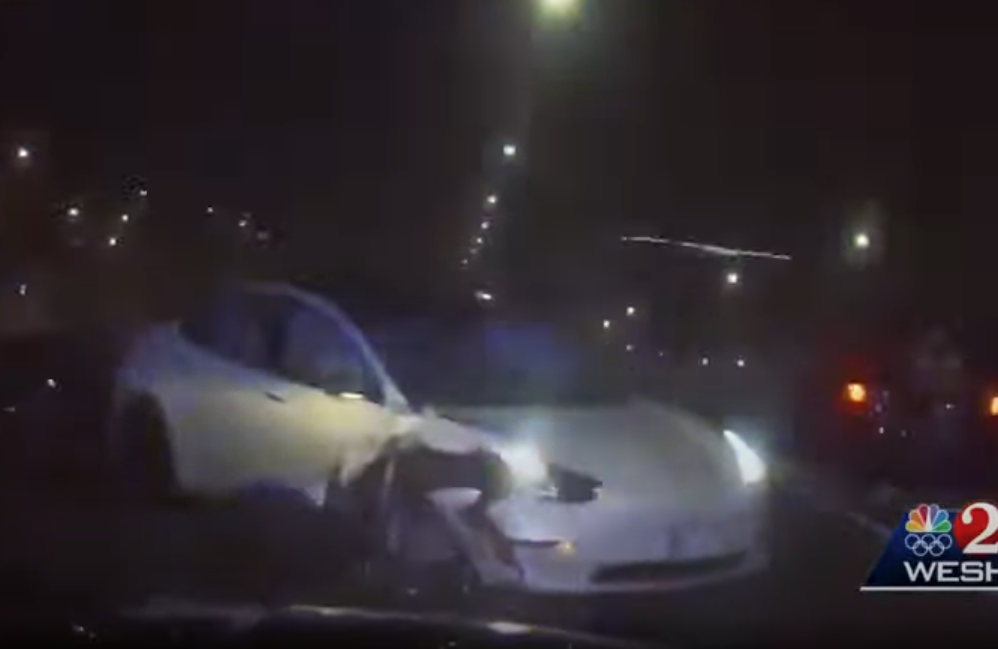 Orlando Tesla crash