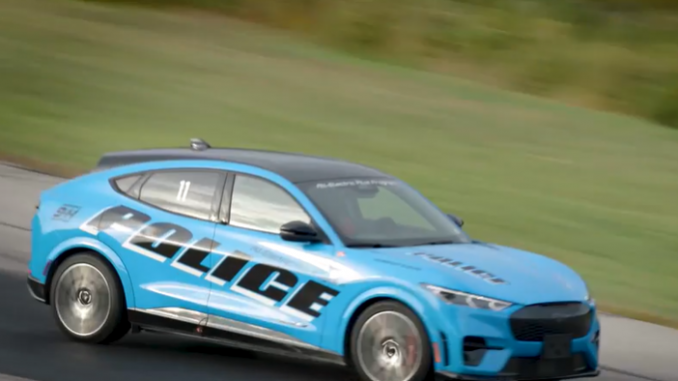 Police Mustang Mach-E