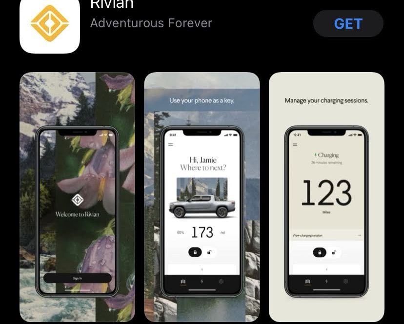 Rivian app