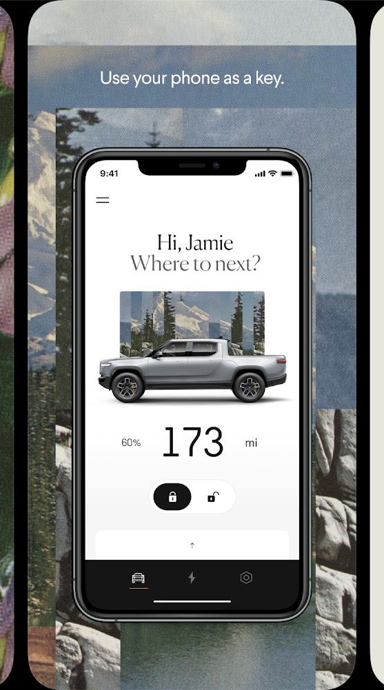 Rivian app key